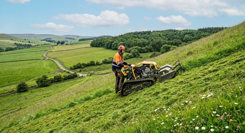 Steep Slope Mowing